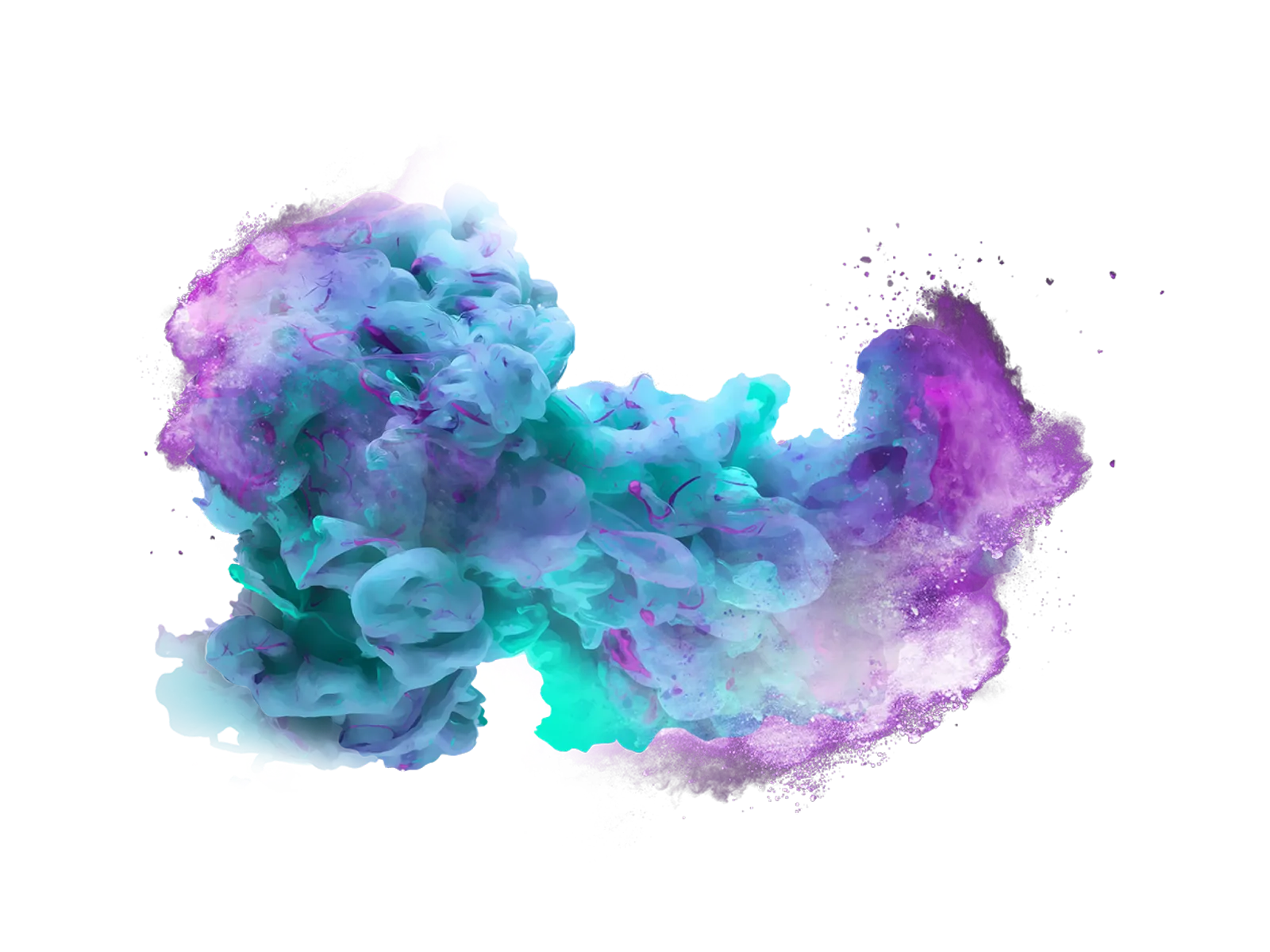 Green and purple ash smoke sticker, Color Desktop Light, smoke effect, purple, violet, computer Wallpaper png free download